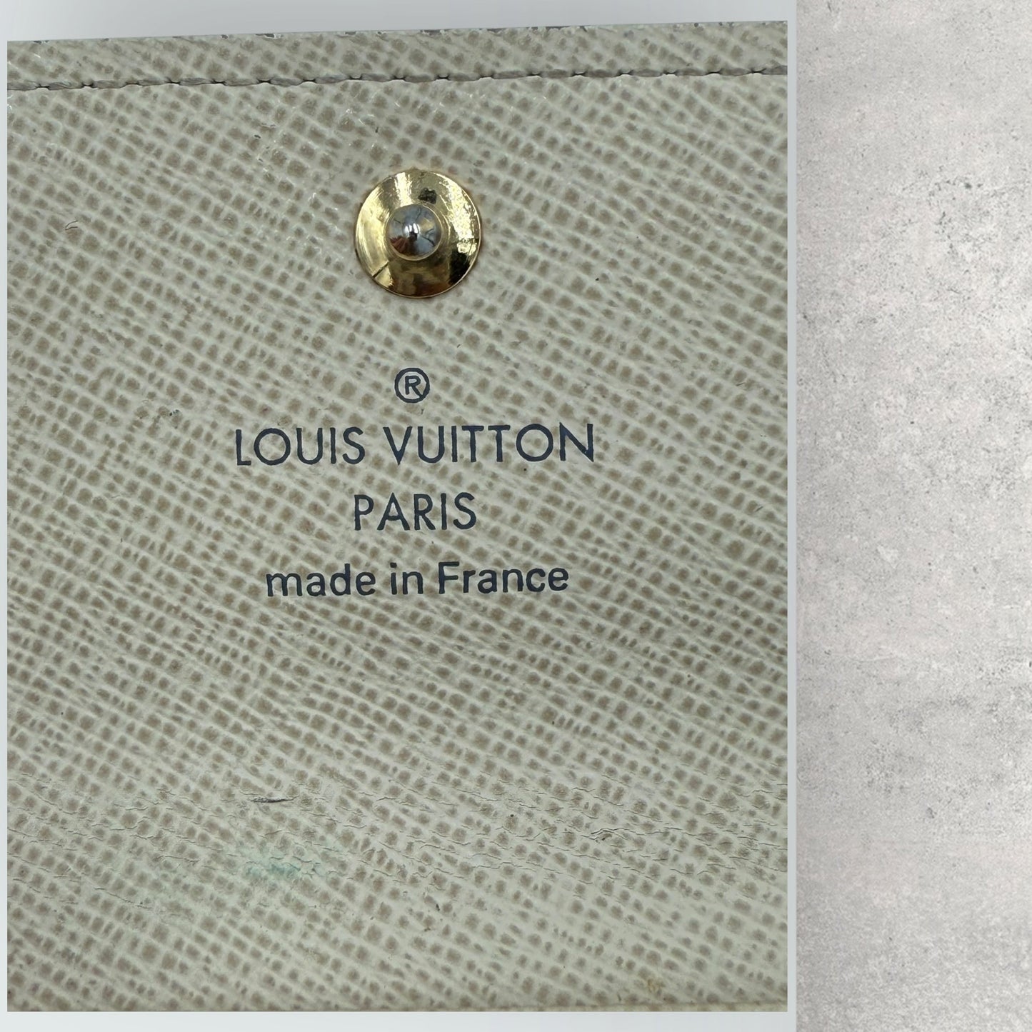 Louis Vuitton Damier Azur 4 Key ring holder