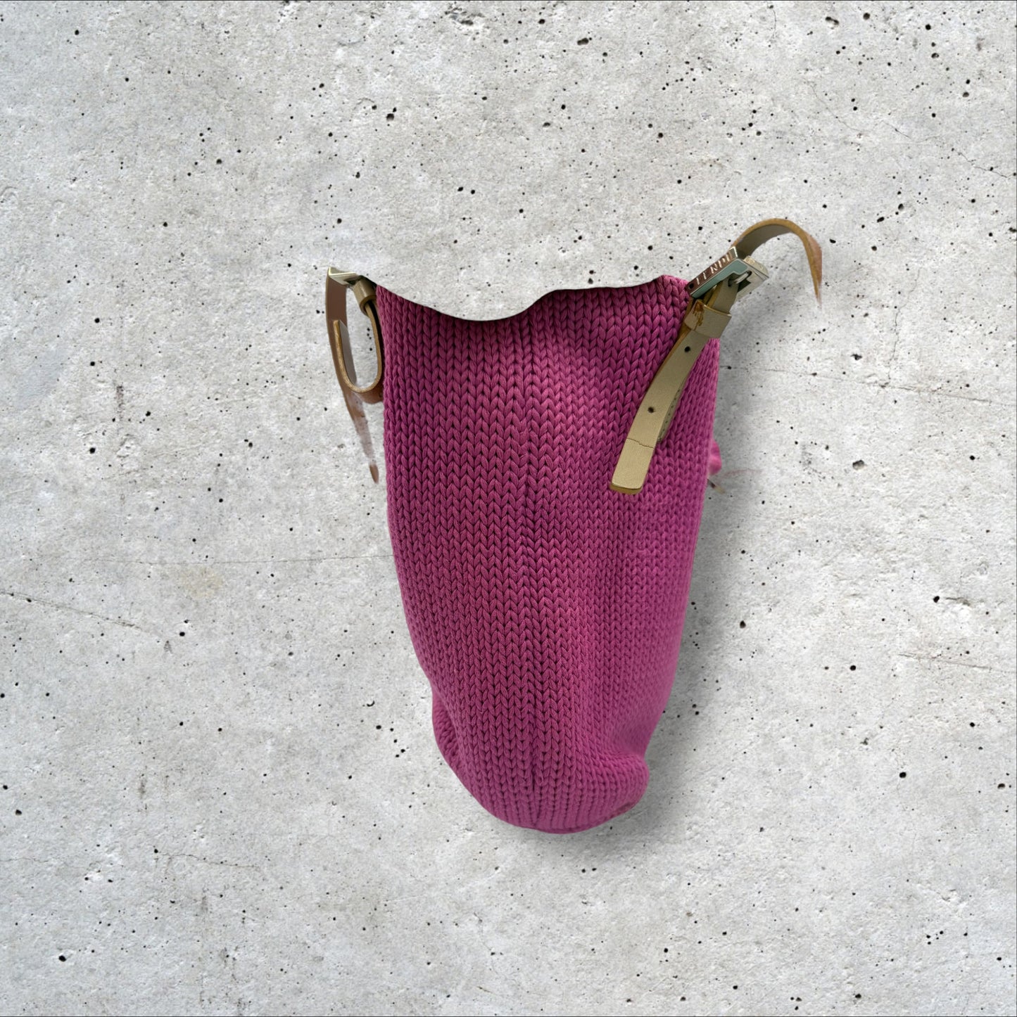 Fendi knitted Fuchsia Pink Tote