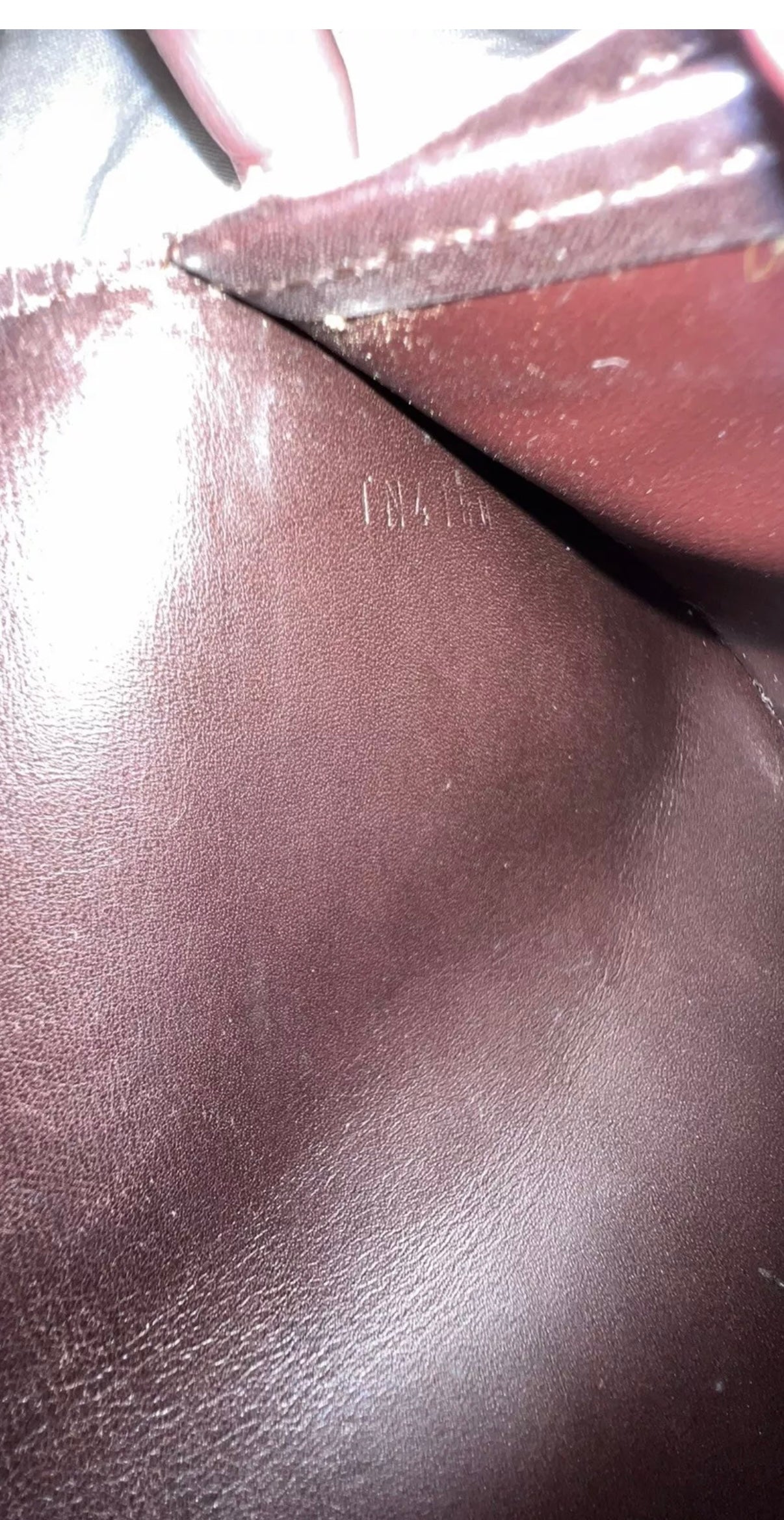 Louis Vuitton Amarante Vernis Sarah Wallet