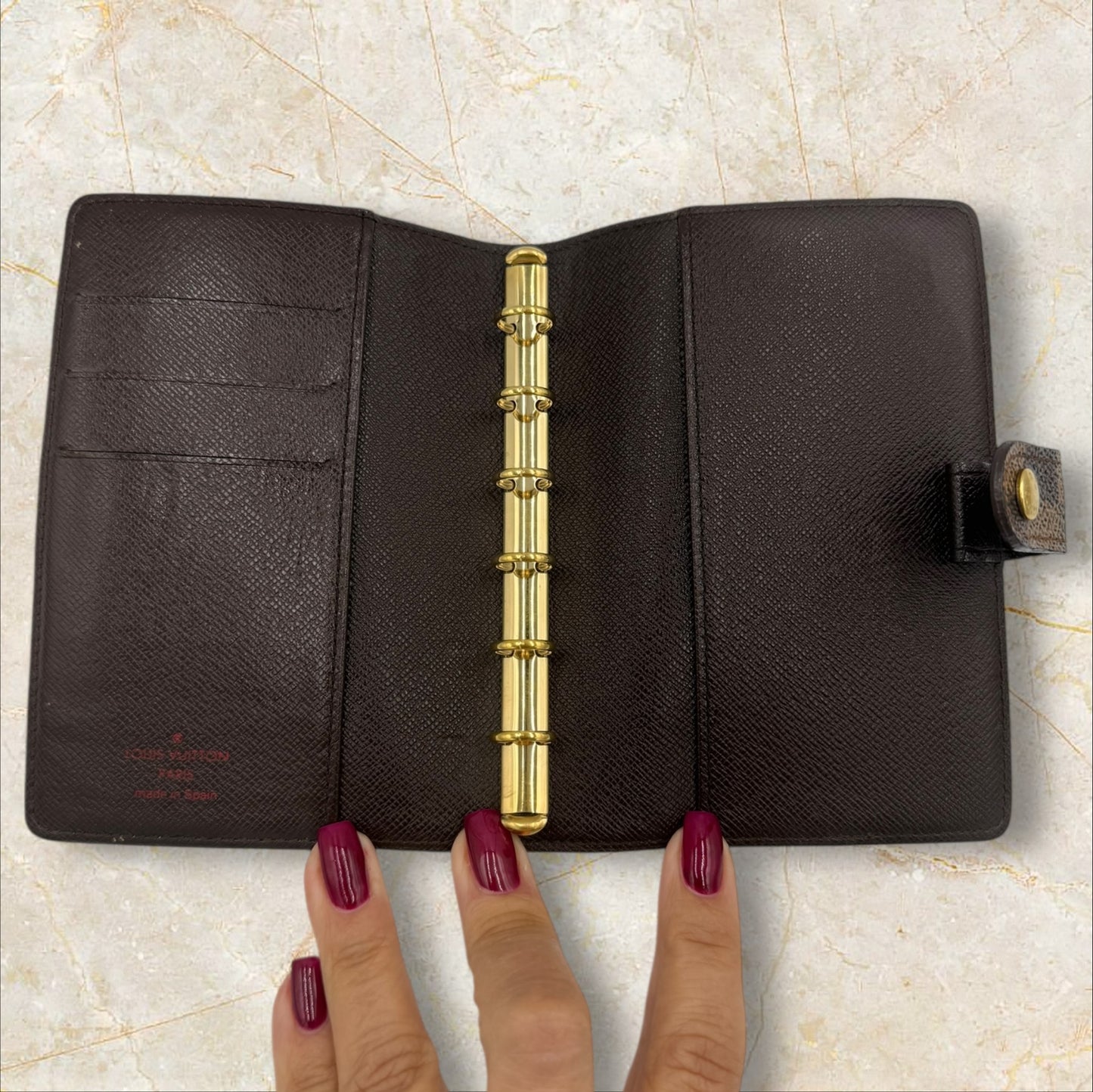 Louis Vuitton Damier Ebene Agenda PM