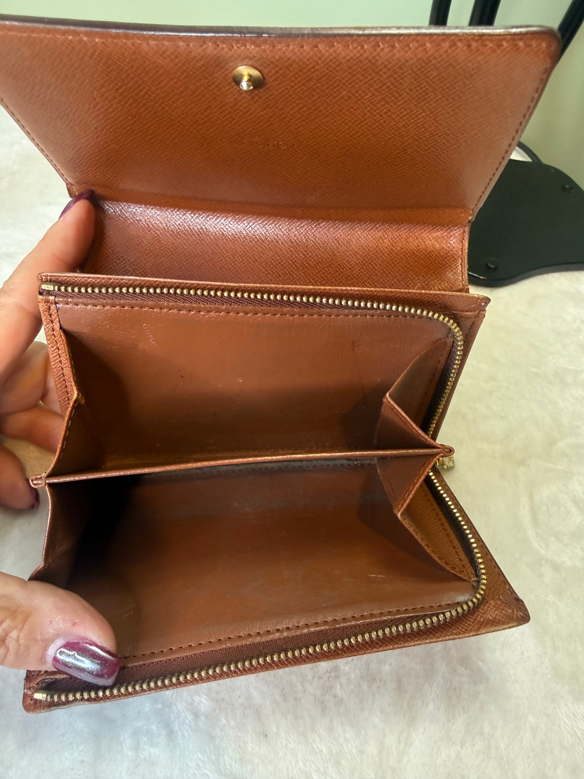 2019. Louis Vuitton Monogram Porte-Tresor Compact Wallet