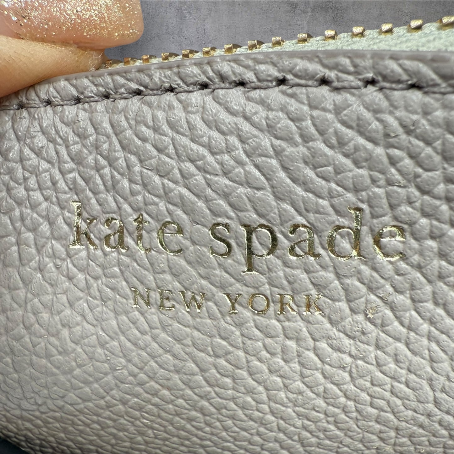 Kate Spade Margaux Black/Taupe Leather Tote