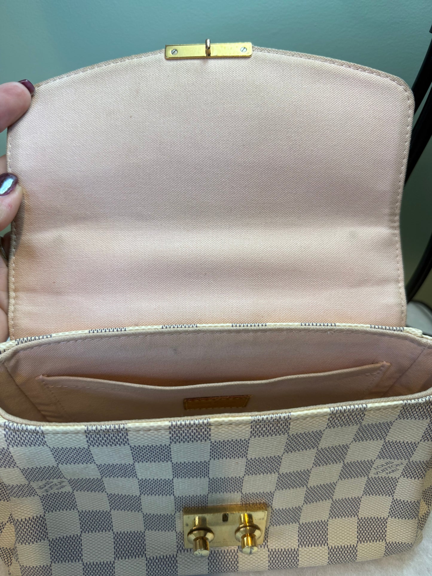 1917. Louis Vuitton Damier Azur Croisette