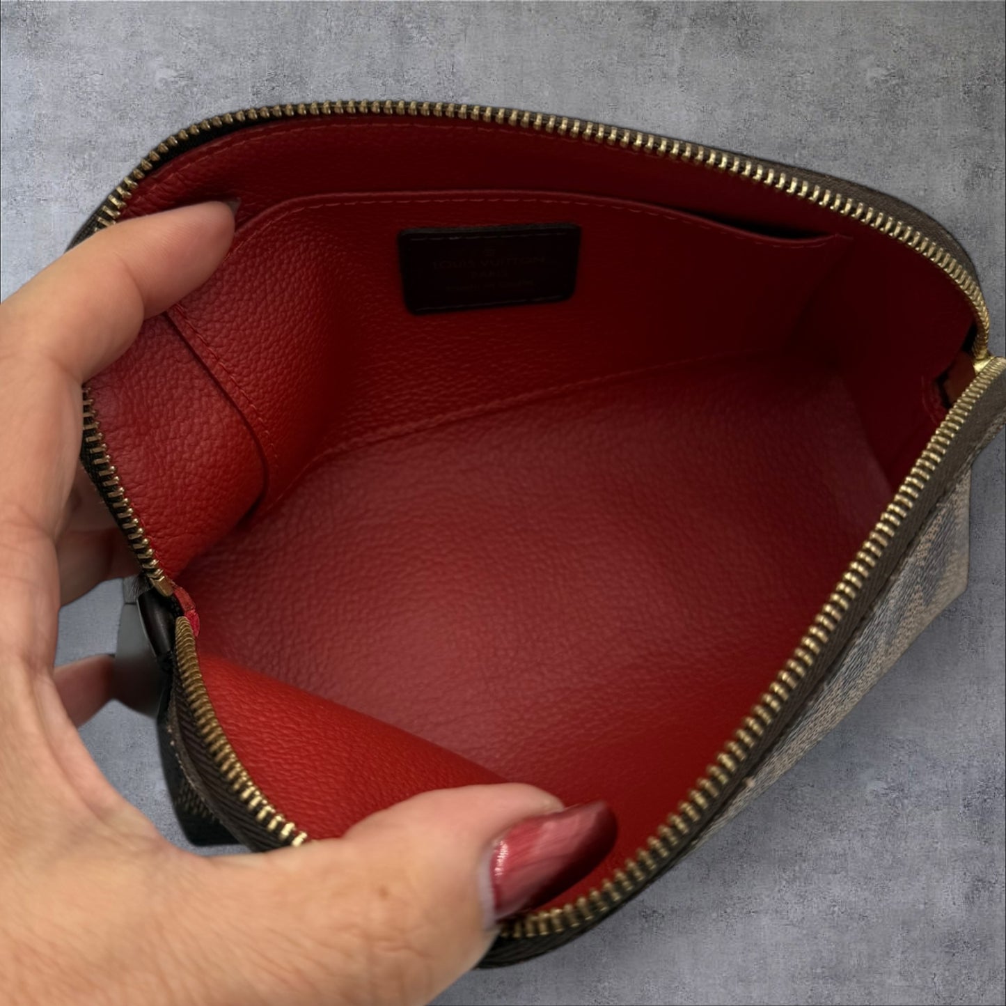 Louis Vuitton Damier Ebene Cosmetic Pouch PM