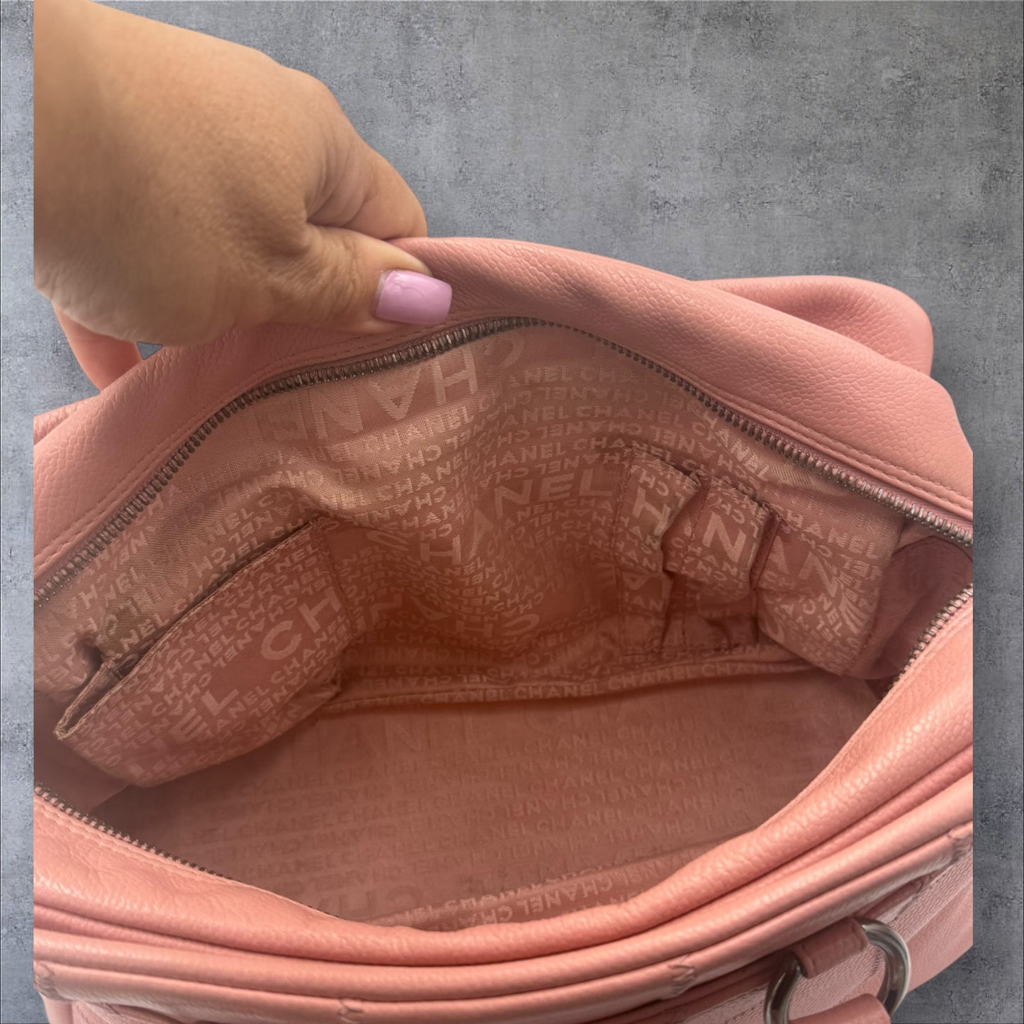 Chanel Pink LAX Bowler Bag