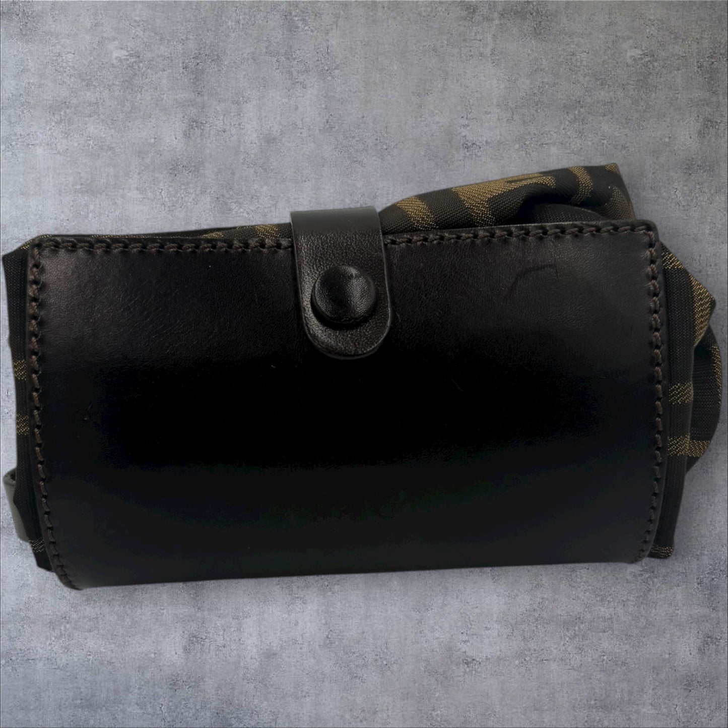 277. Fendi Zucca Authentic Roll Tote Bag