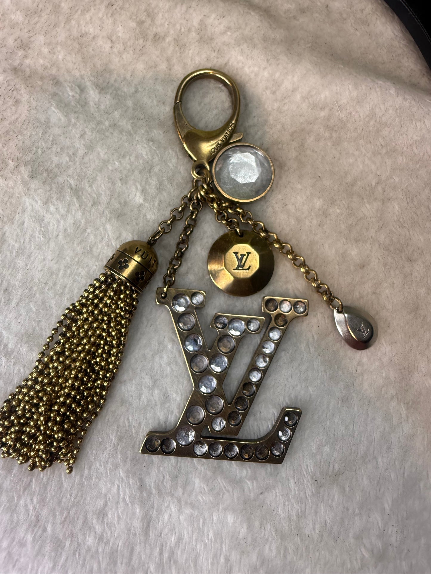 1330. Louis Vuitton Gold Caprice Bag Charm