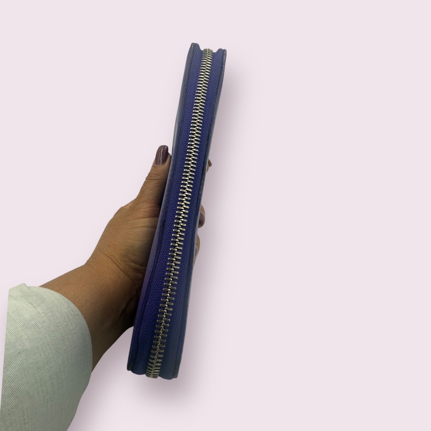 Louis Vuitton Purple Epi Zippy Wallet