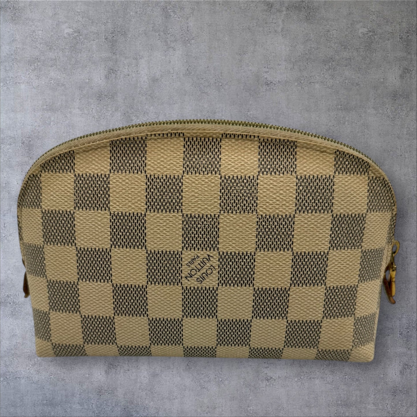 Louis Vuitton Damier Azur Pochette Cosmetic Pouch PM