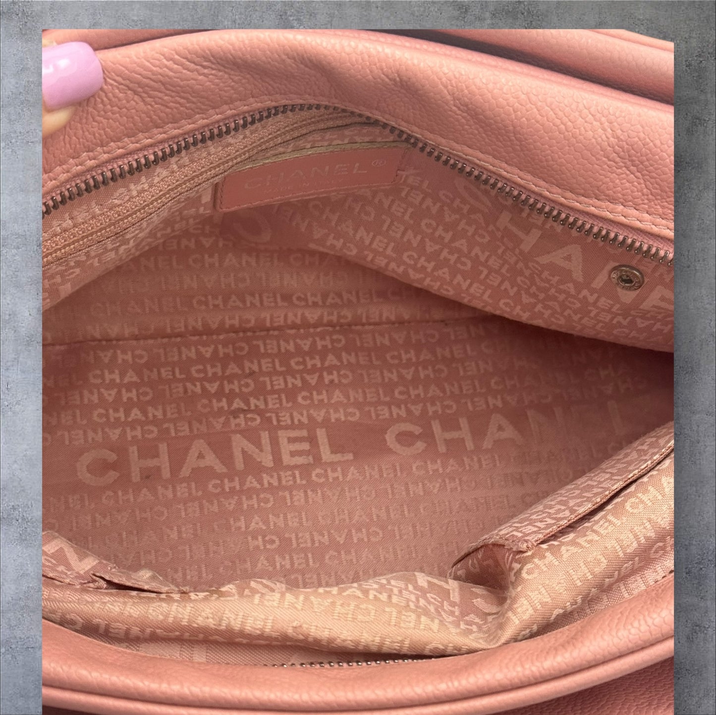 Chanel Pink LAX Bowler Bag