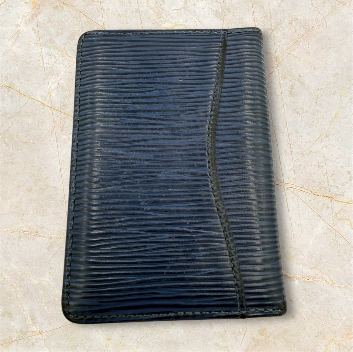 Louis Vuitton Blue Epi Leather pocket organizer