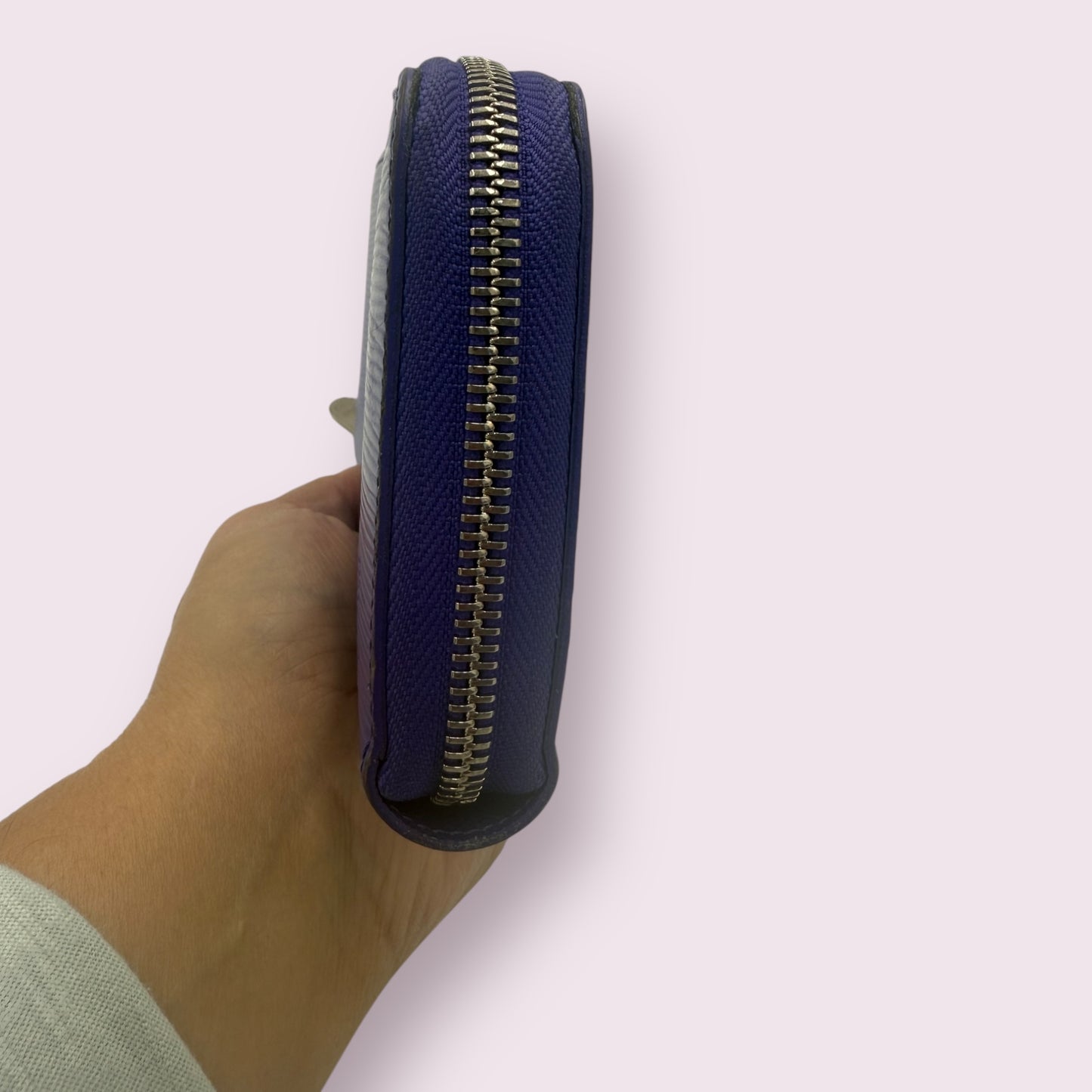 Louis Vuitton Purple Epi Zippy Wallet