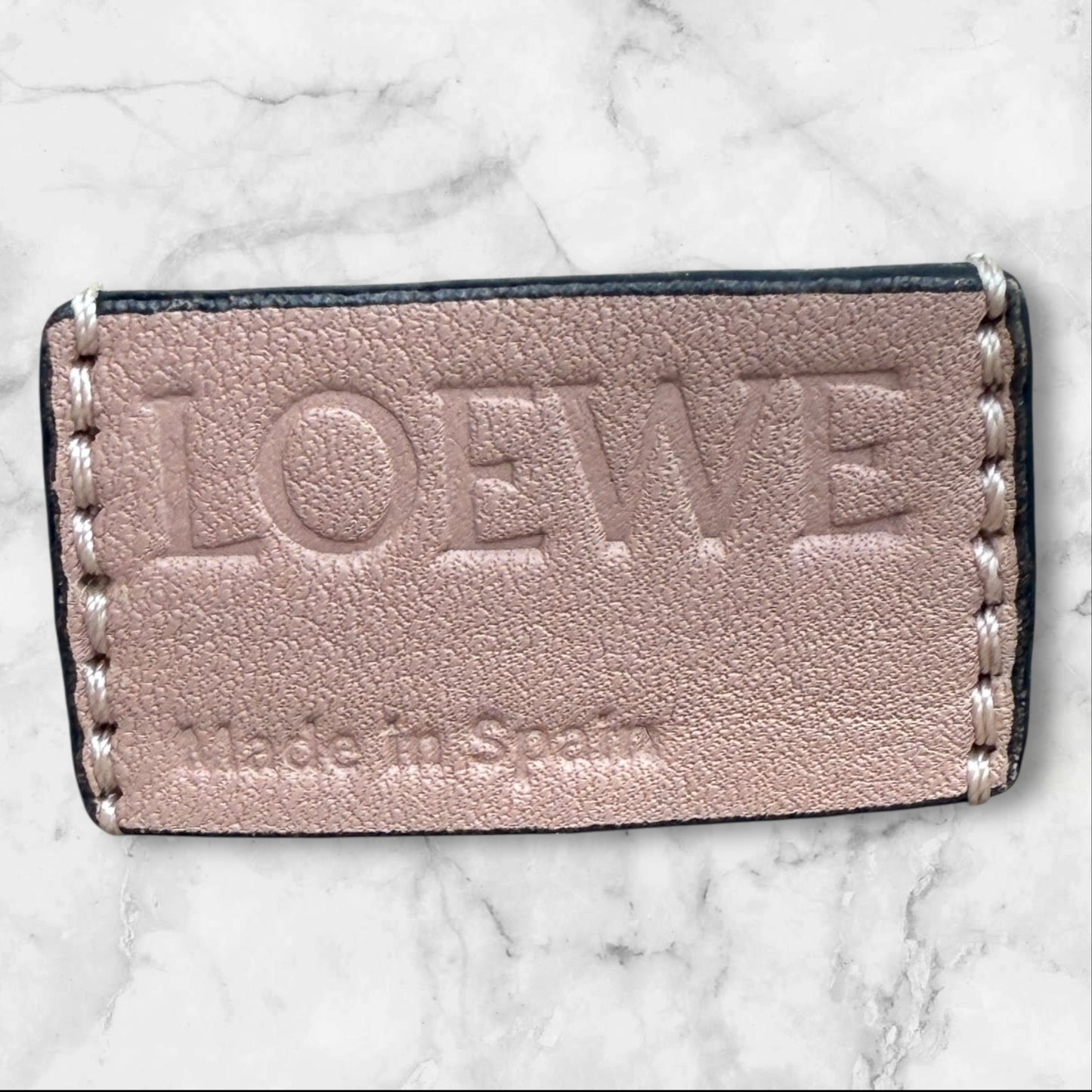 Loewe Multicolor Calfskin Suede Medium Puzzle Bag - Pink
