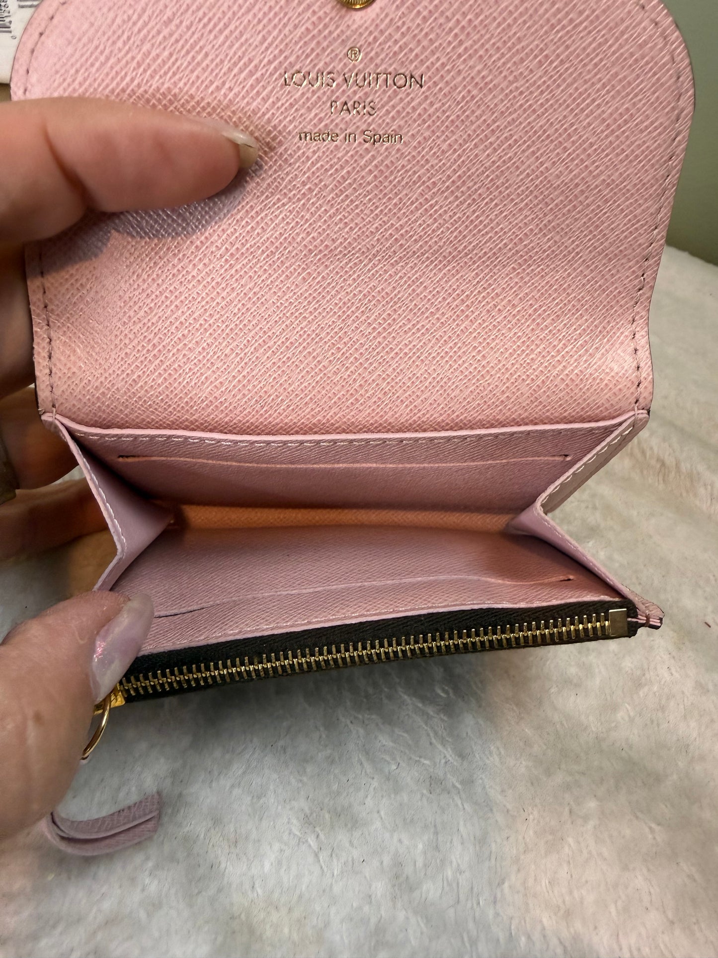 1223. Louis Vuitton Damier Ebene Rosalie Coin Purse