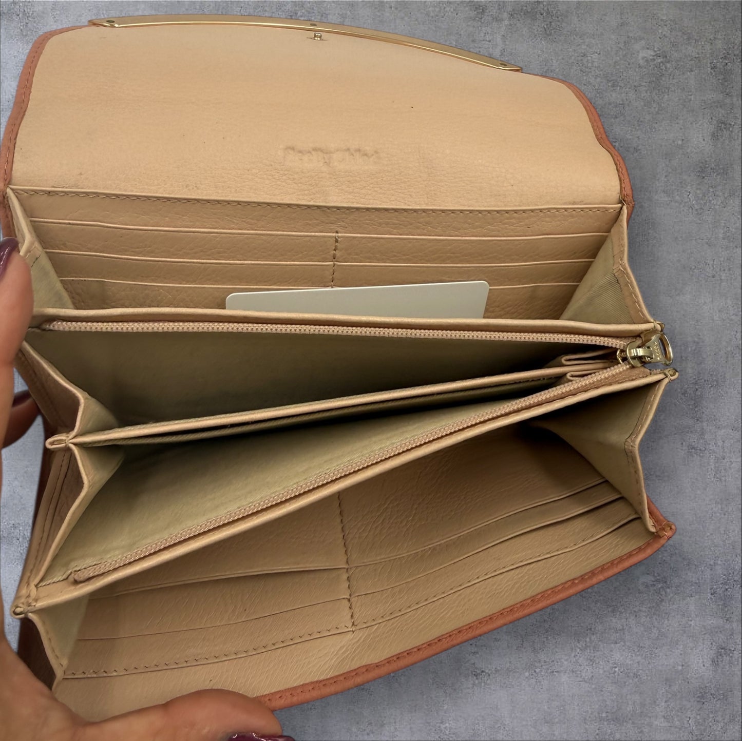 354. See by Chloe Pink Long Wallet