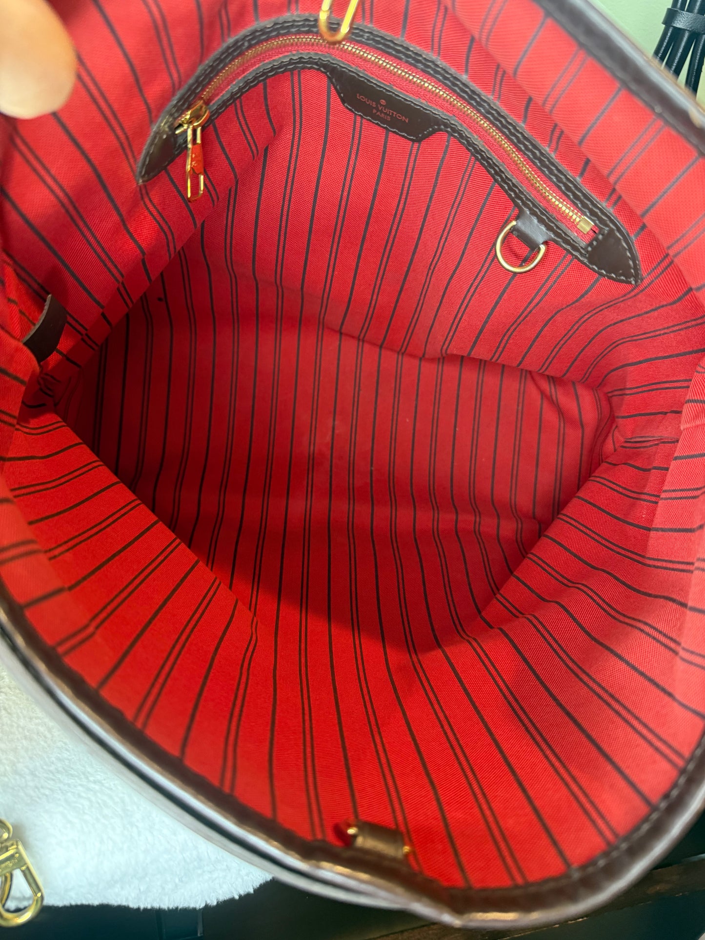 1288. Louis Vuitton Damier Ebene Delightful PM