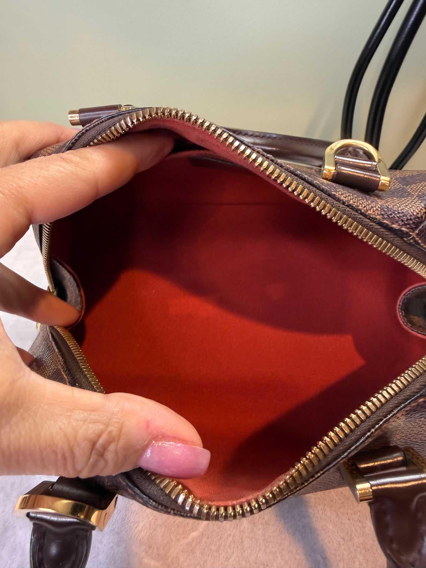 1775. Louis Vuitton Damier Ebene Ribera Mini Bag