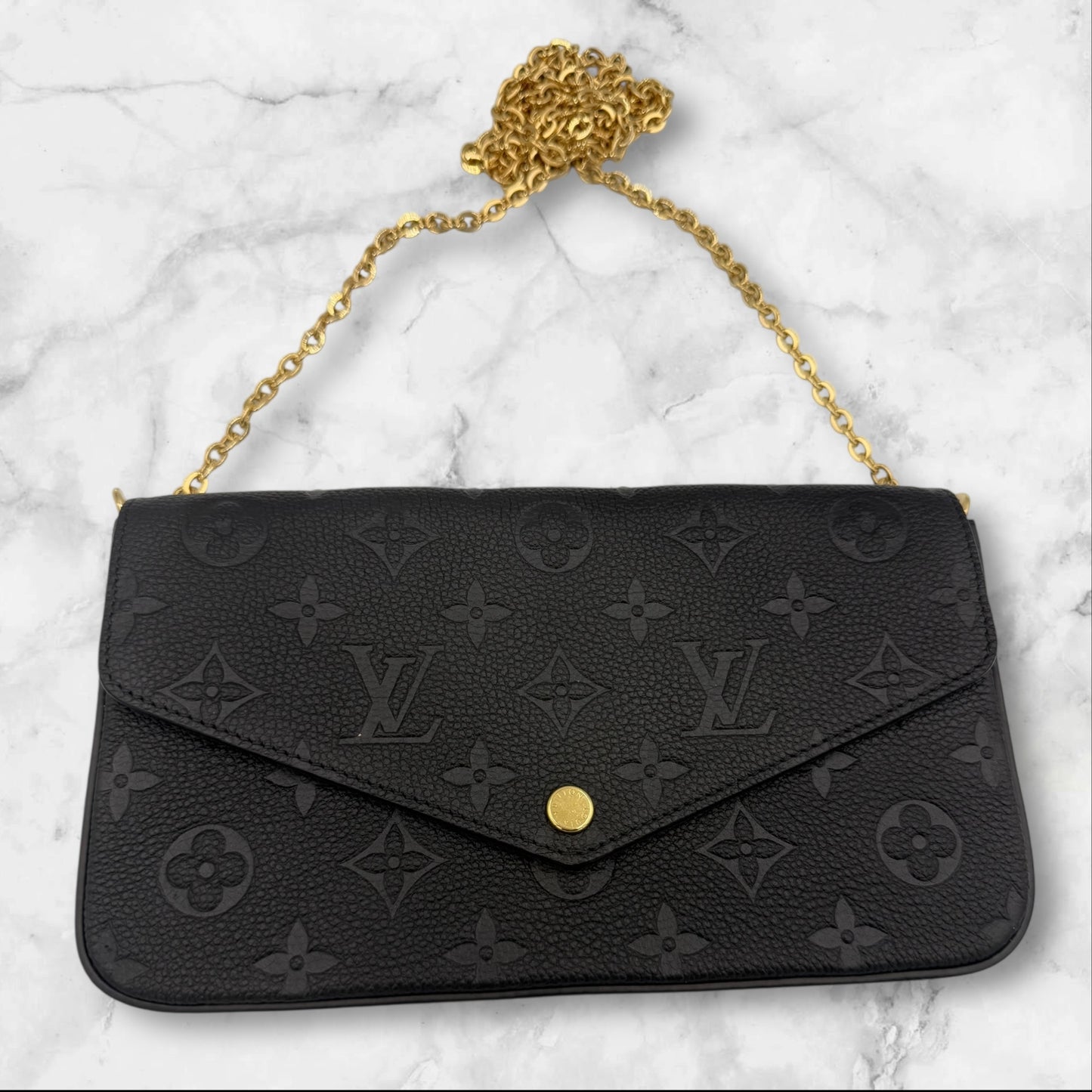 Louis Vuitton Black Empriente Felicie Pochette