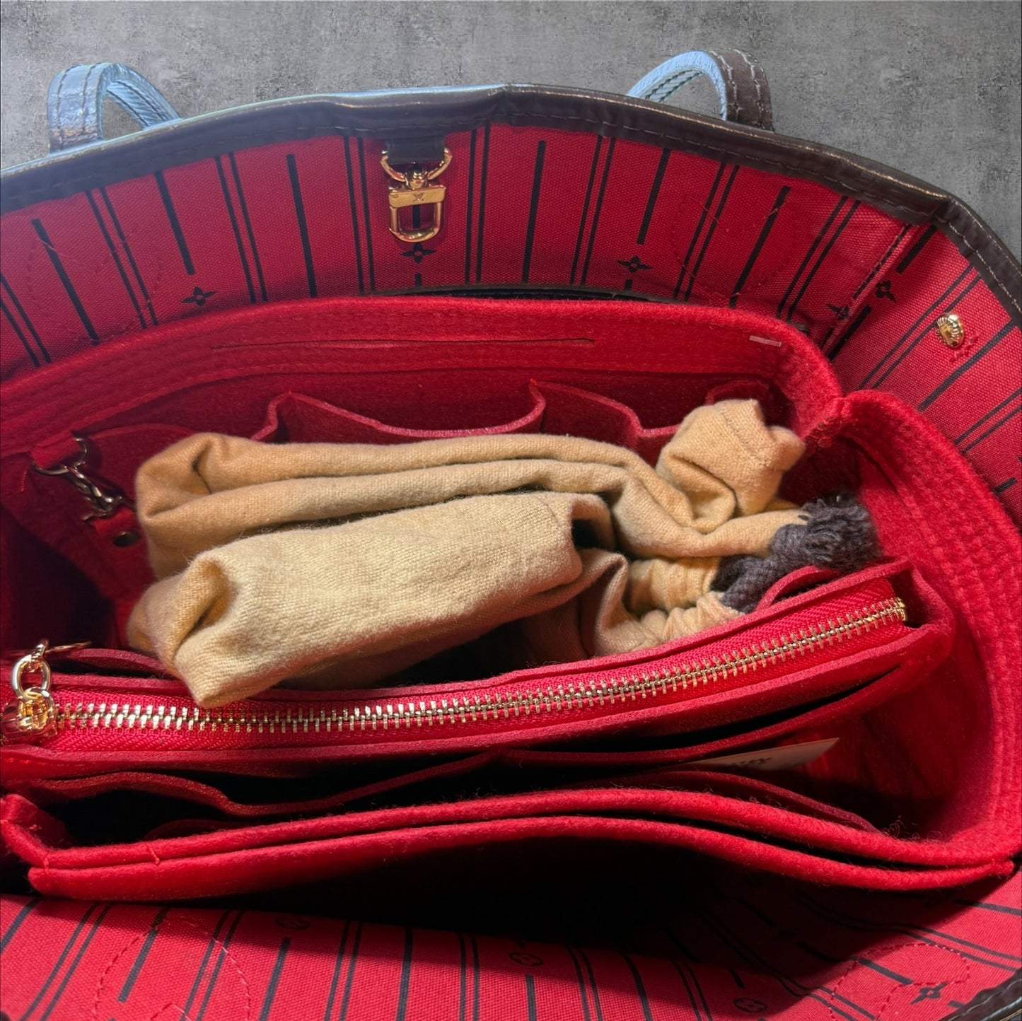 346. Louis Vuitton Damier Ebene Neverfull PM