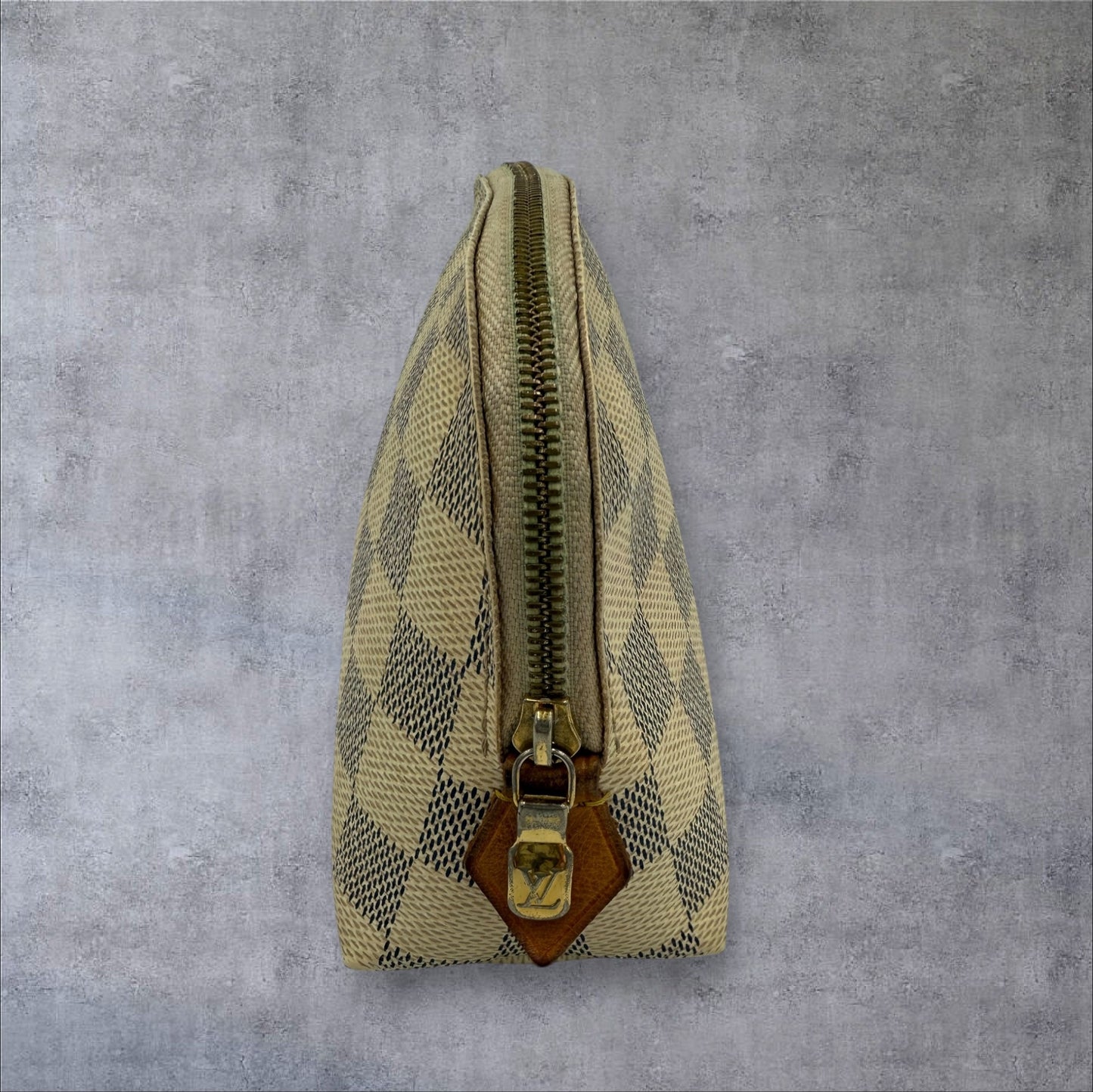 Louis Vuitton Damier Azur Pochette Cosmetic Pouch PM