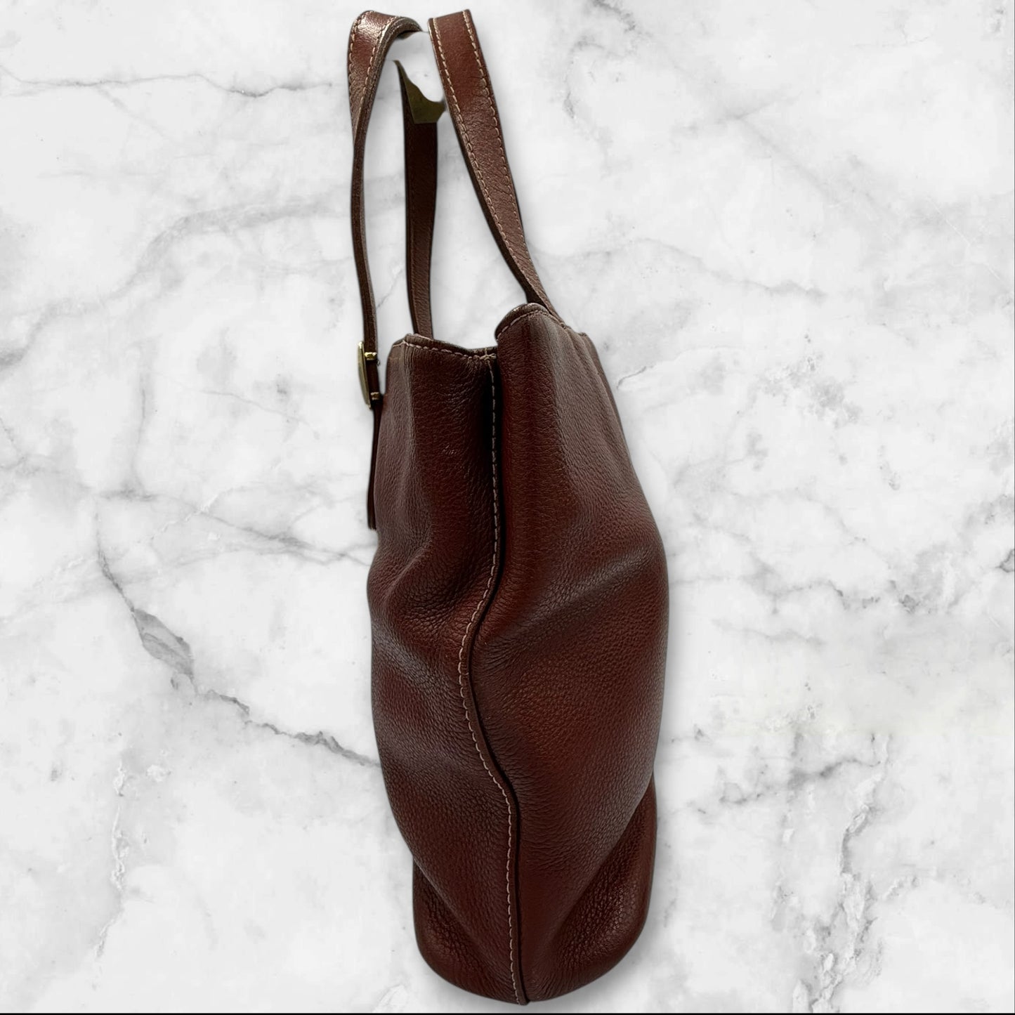 Burberrys Brown Leather Vintage Tote bag