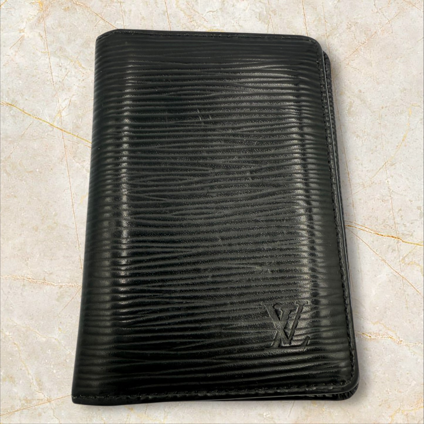 Louis Vuitton Black Epi Leather Pocket Organizer