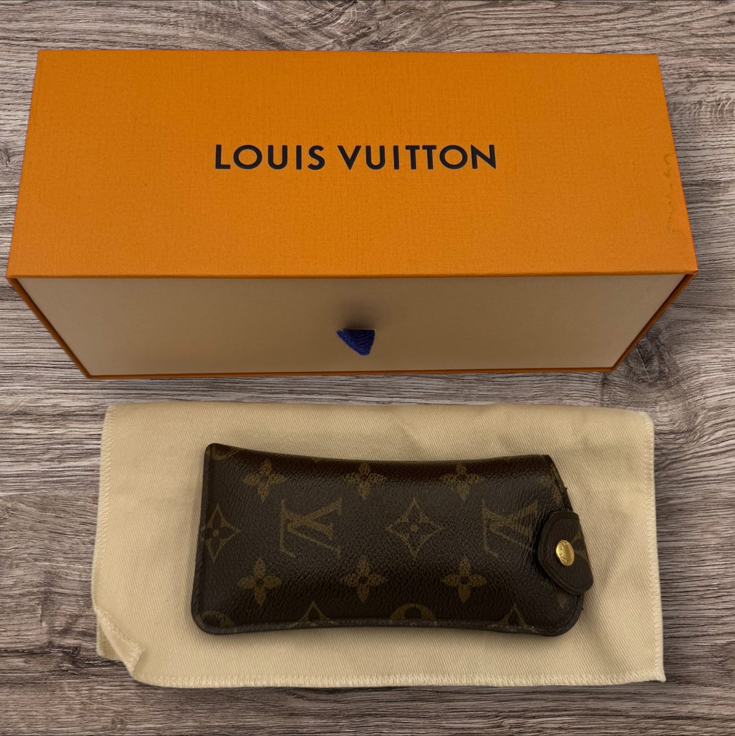 Louis Vuitton Monogram Etui Lunette PM Glasses Case