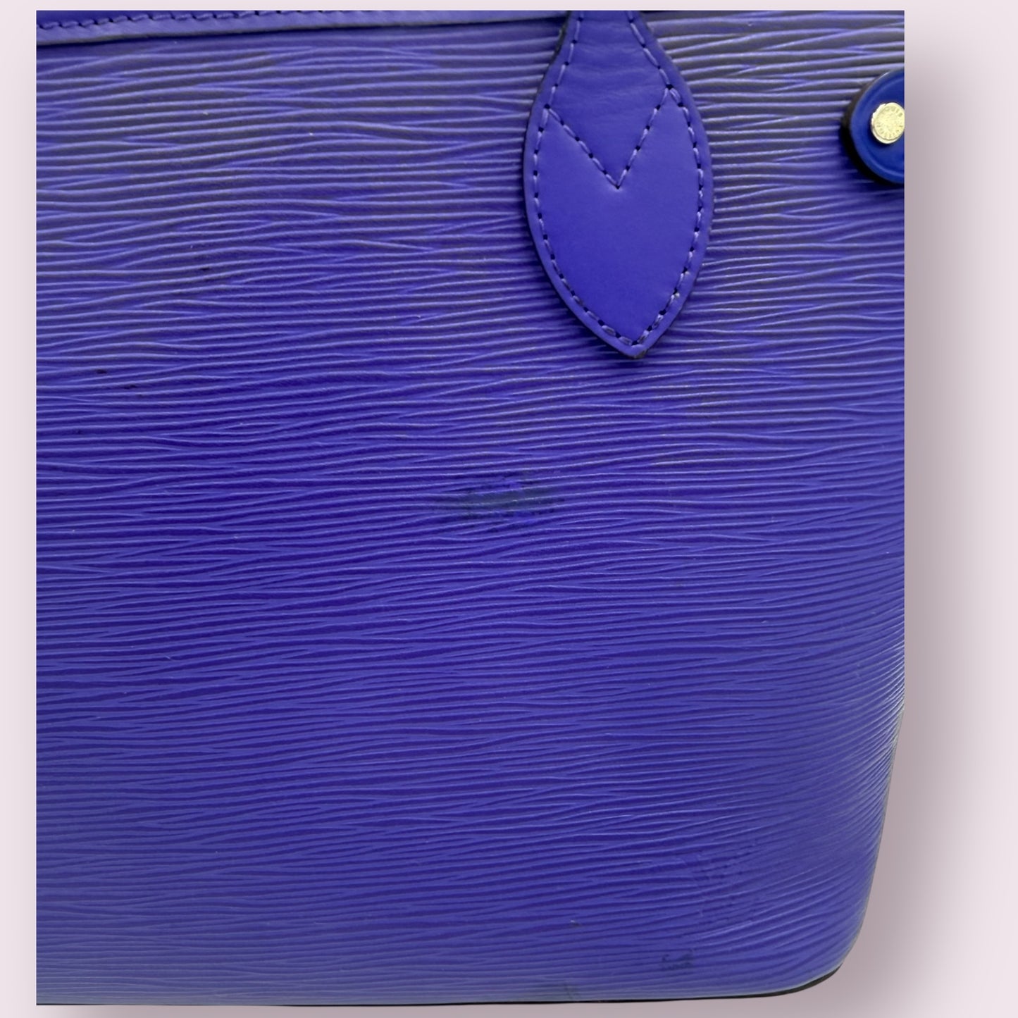 Louis Vuitton Neverfull Tote Purple Epi Leather PM