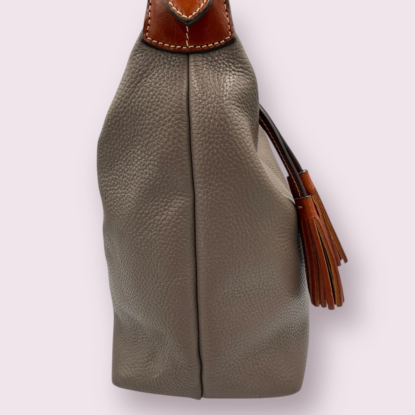 Dooney and Bourke Patterson Paige Sac Hobo Bag in Taupe