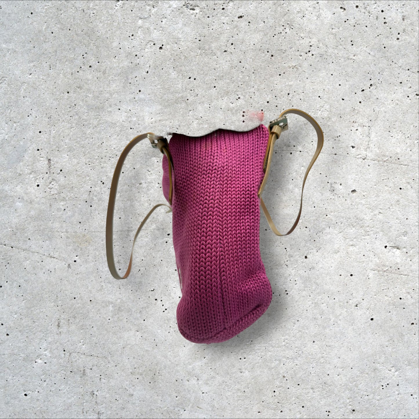 Fendi knitted Fuchsia Pink Tote