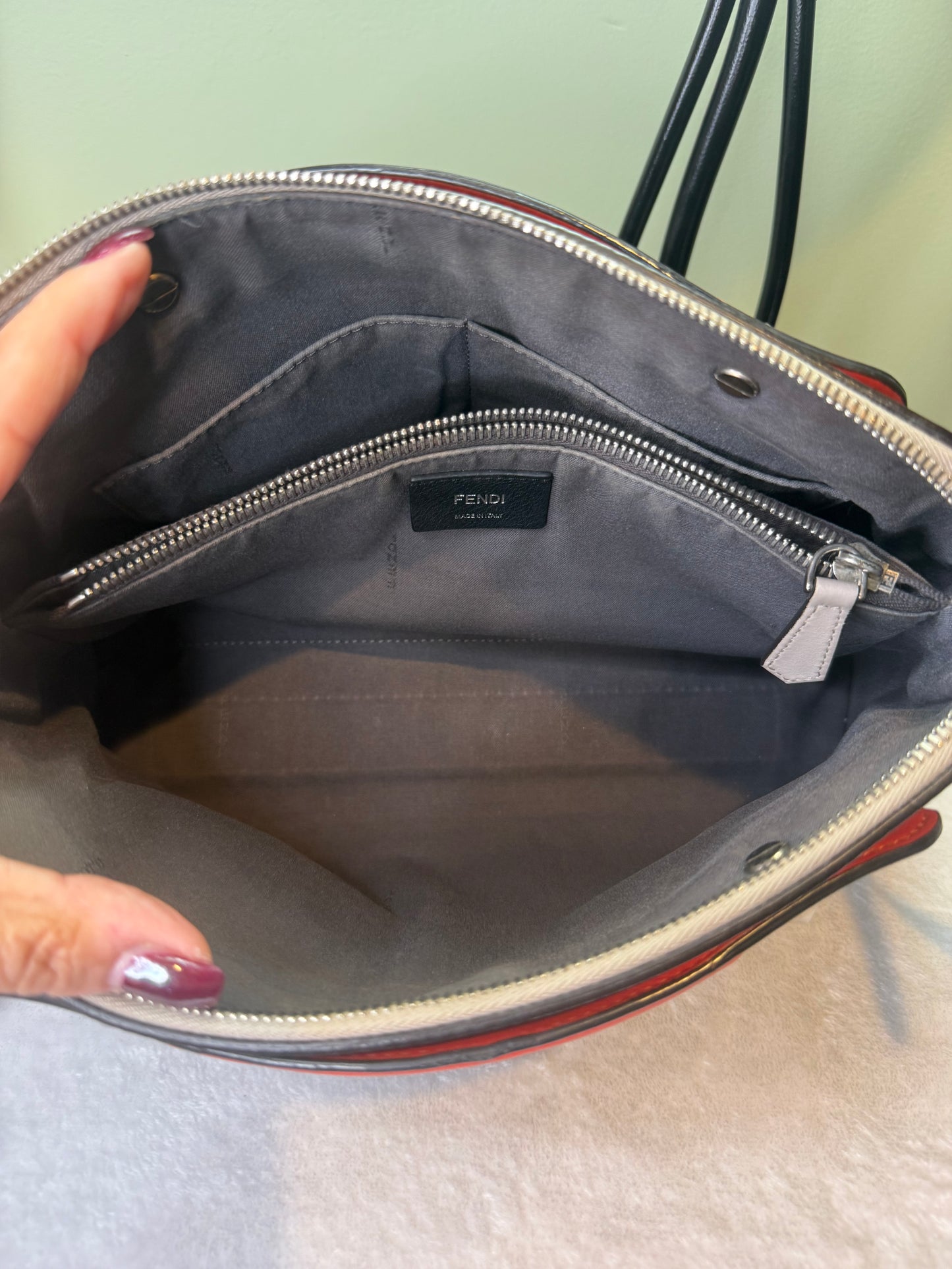 1742. Fendi Grey By The Way Medium