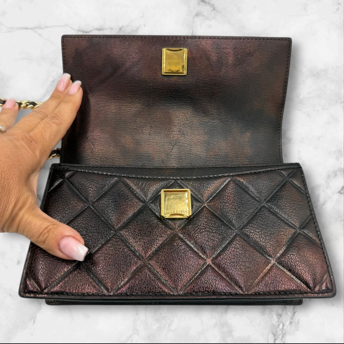 Tory Burch Fleming Soft Leather small shoulder/crossbody bag