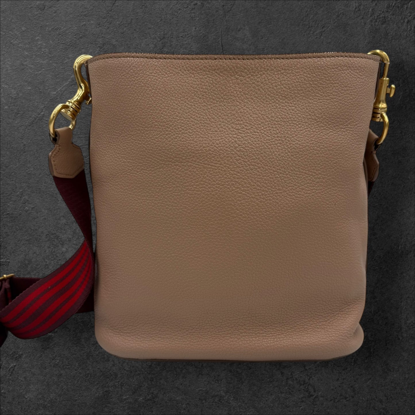 Miu Miu Leather Bucket Crossbody Bag