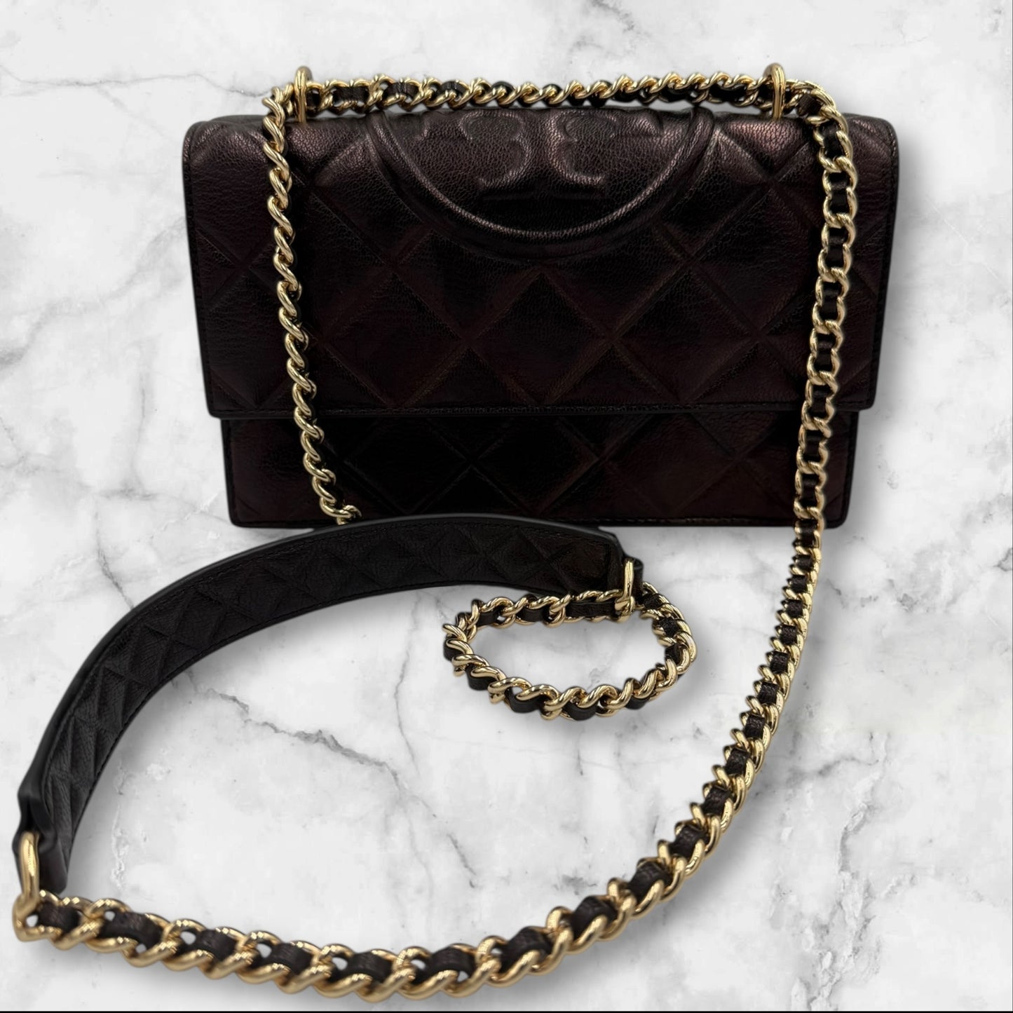 Tory Burch Fleming Soft Leather small shoulder/crossbody bag