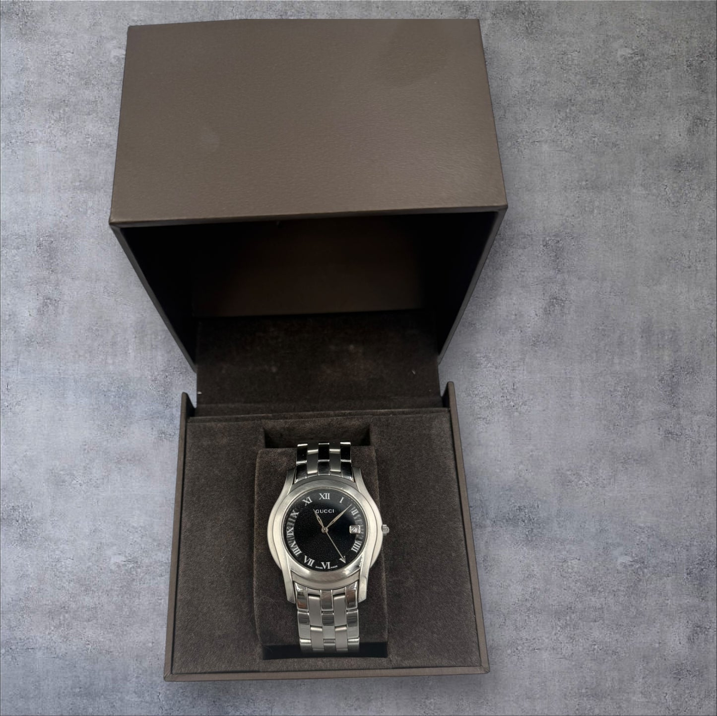 GUCCI Watches 5500M Stainless Steel Quartz Analog