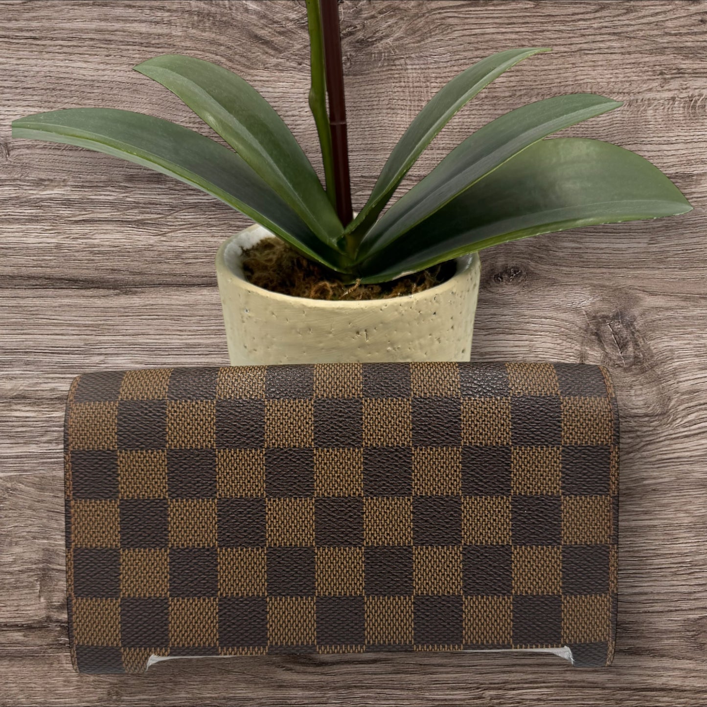 Louis Vuitton Damier Ebene Sarah Wallet