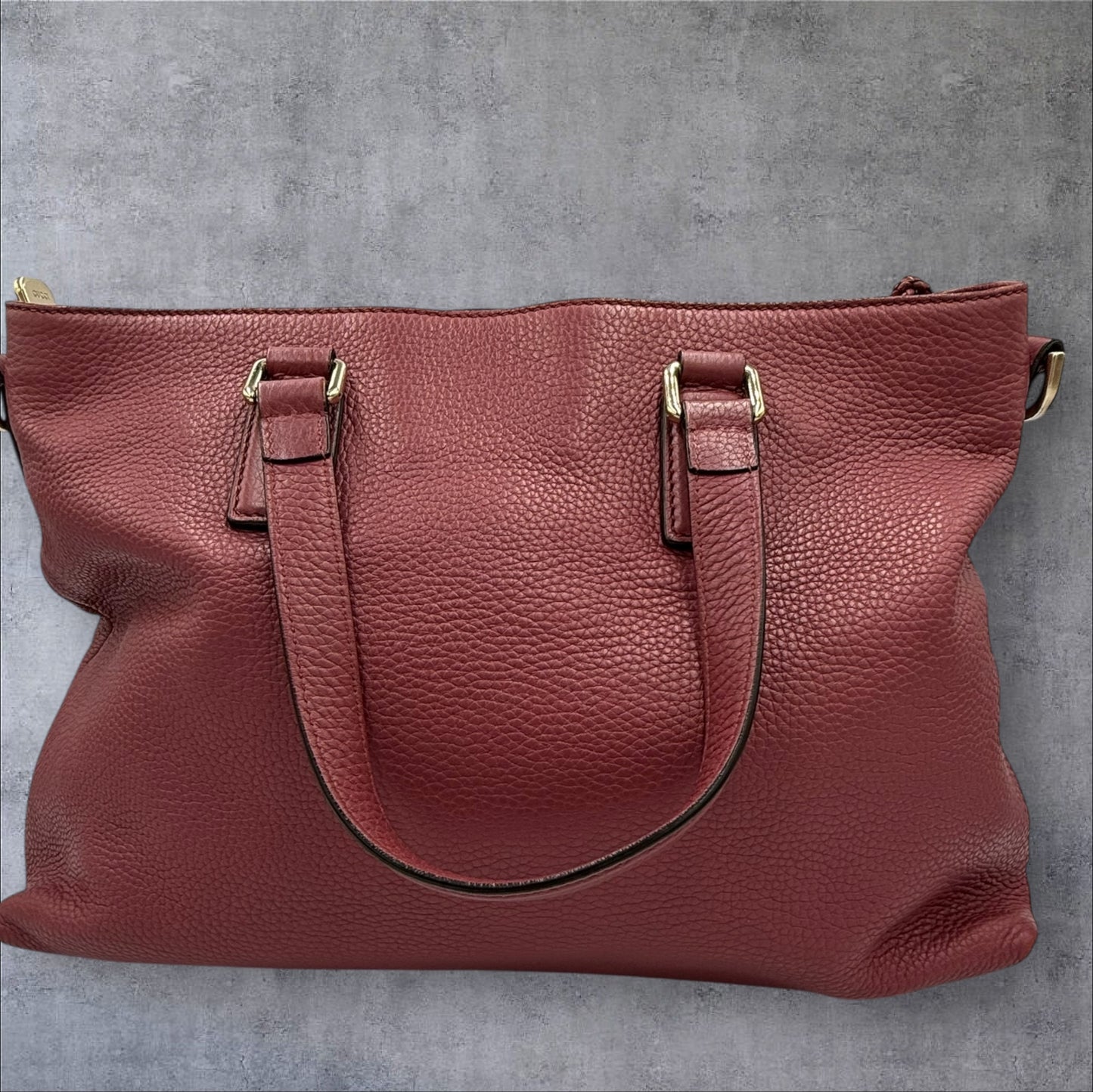Gucci Pink Bamboo Tassel Leather 2 way Tote
