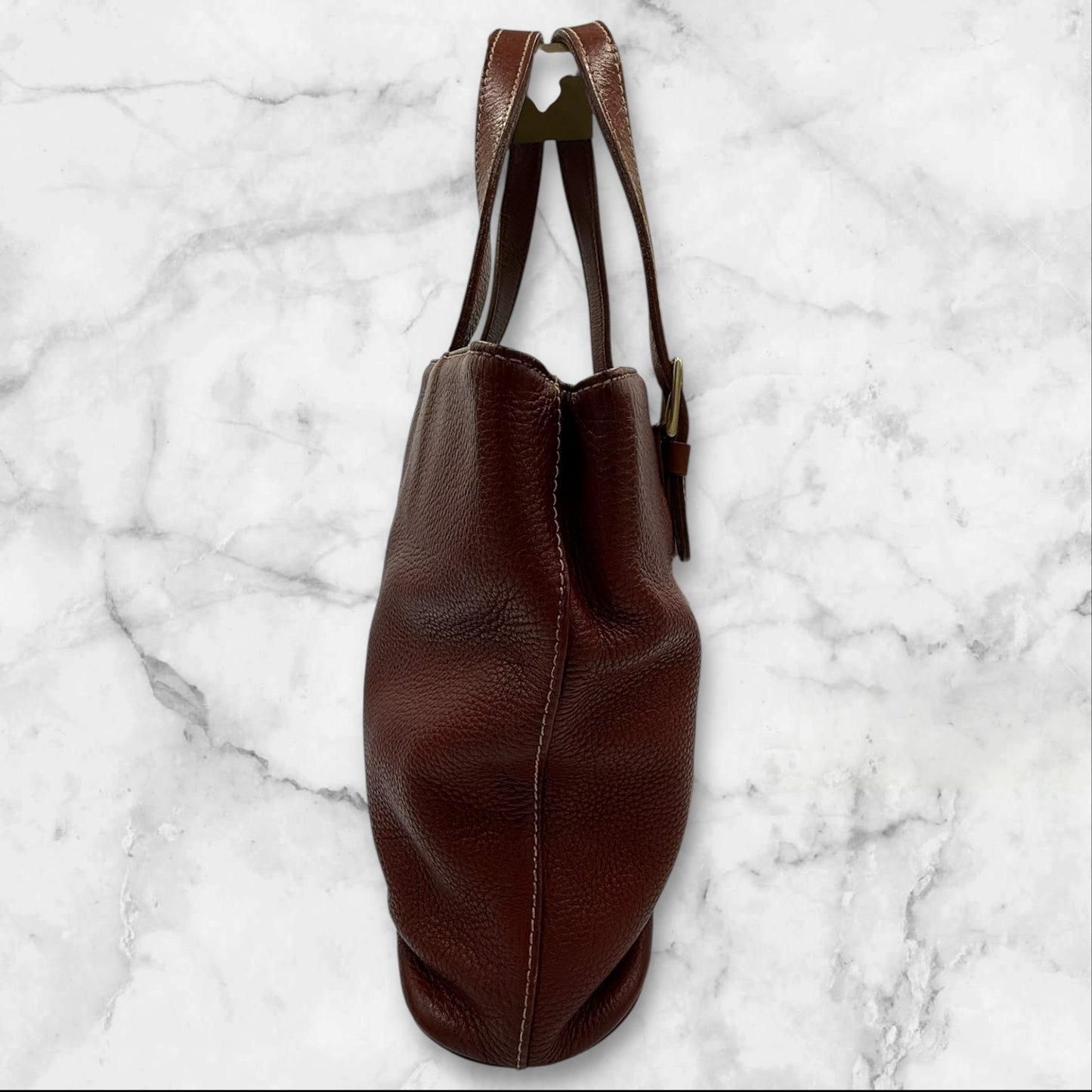 Burberrys Brown Leather Vintage Tote bag