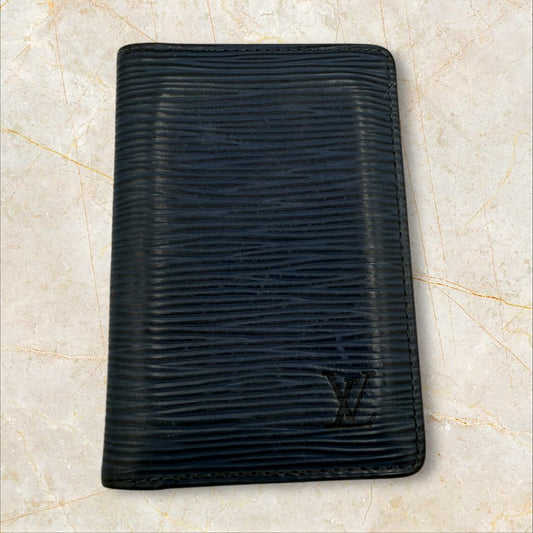 Louis Vuitton Blue Epi Leather pocket organizer
