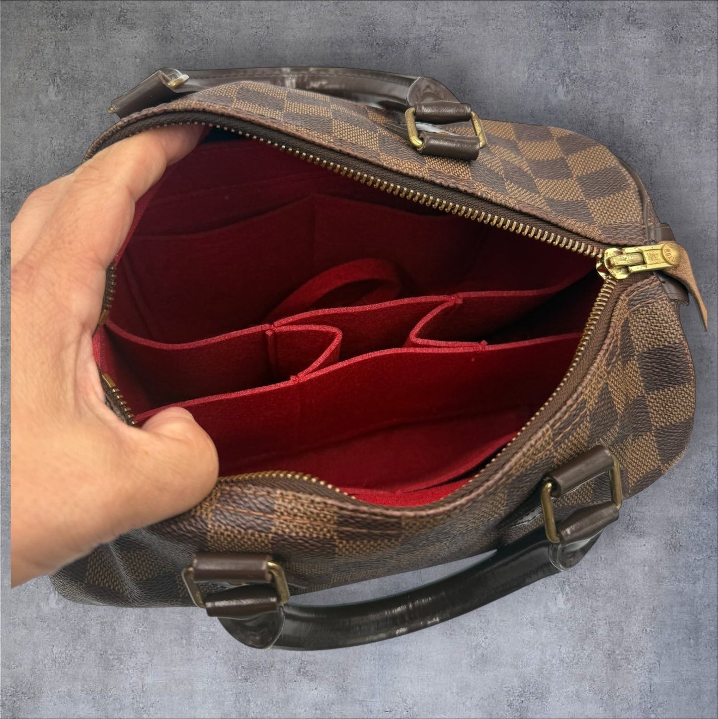 Louis Vuitton Damier Ebene Speedy 25