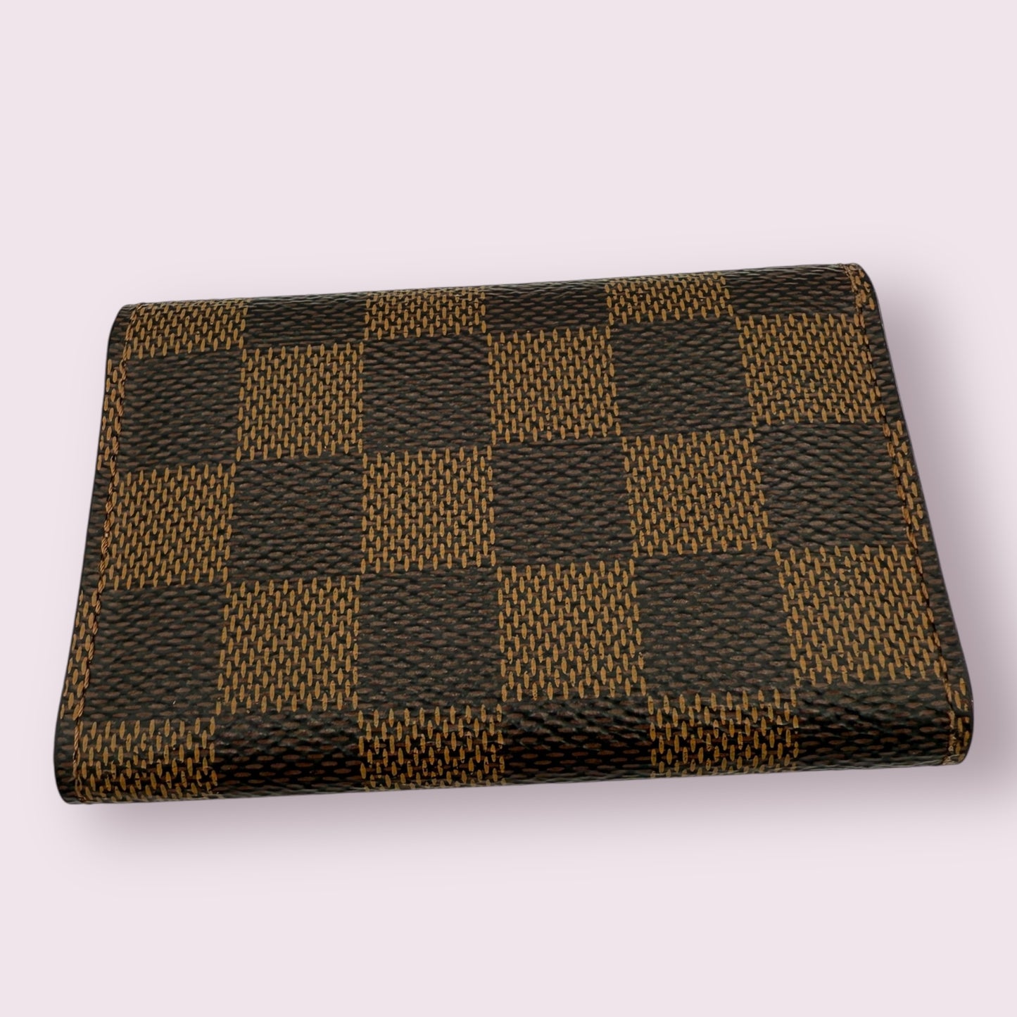 Louis Vuitton Damier Ebene Key holder with Pink Ballerine