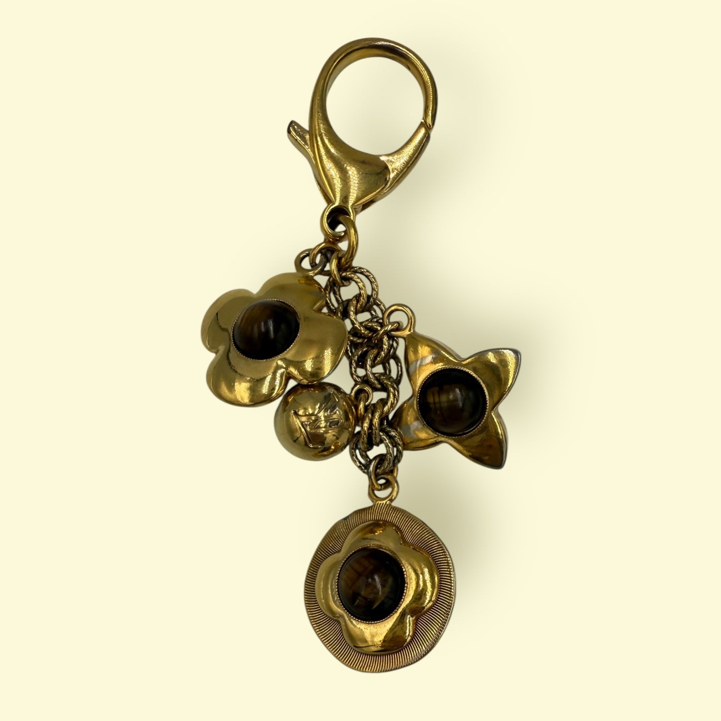 Louis Vuitton Flower Bag Charm (brown)