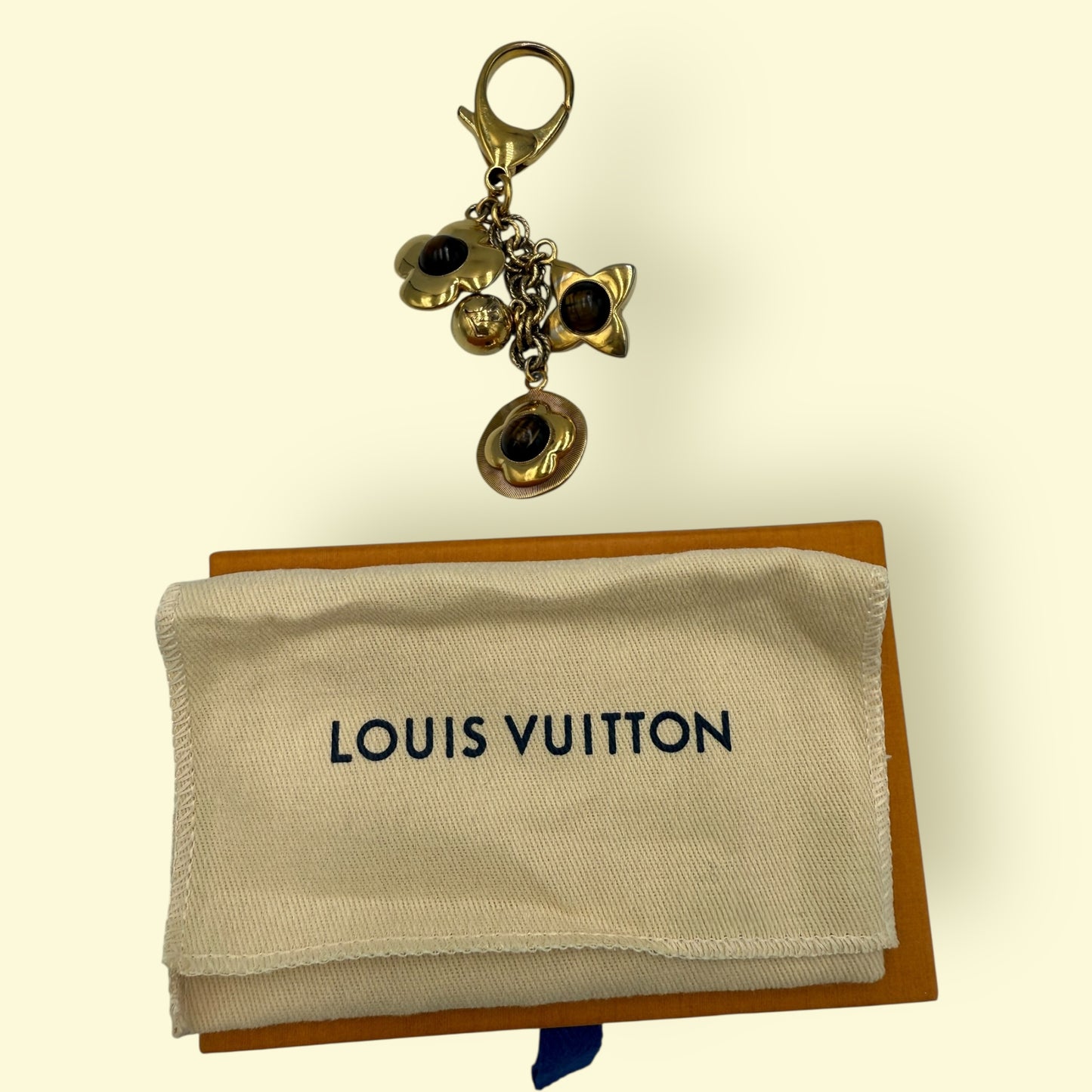 Louis Vuitton Flower Bag Charm (brown)