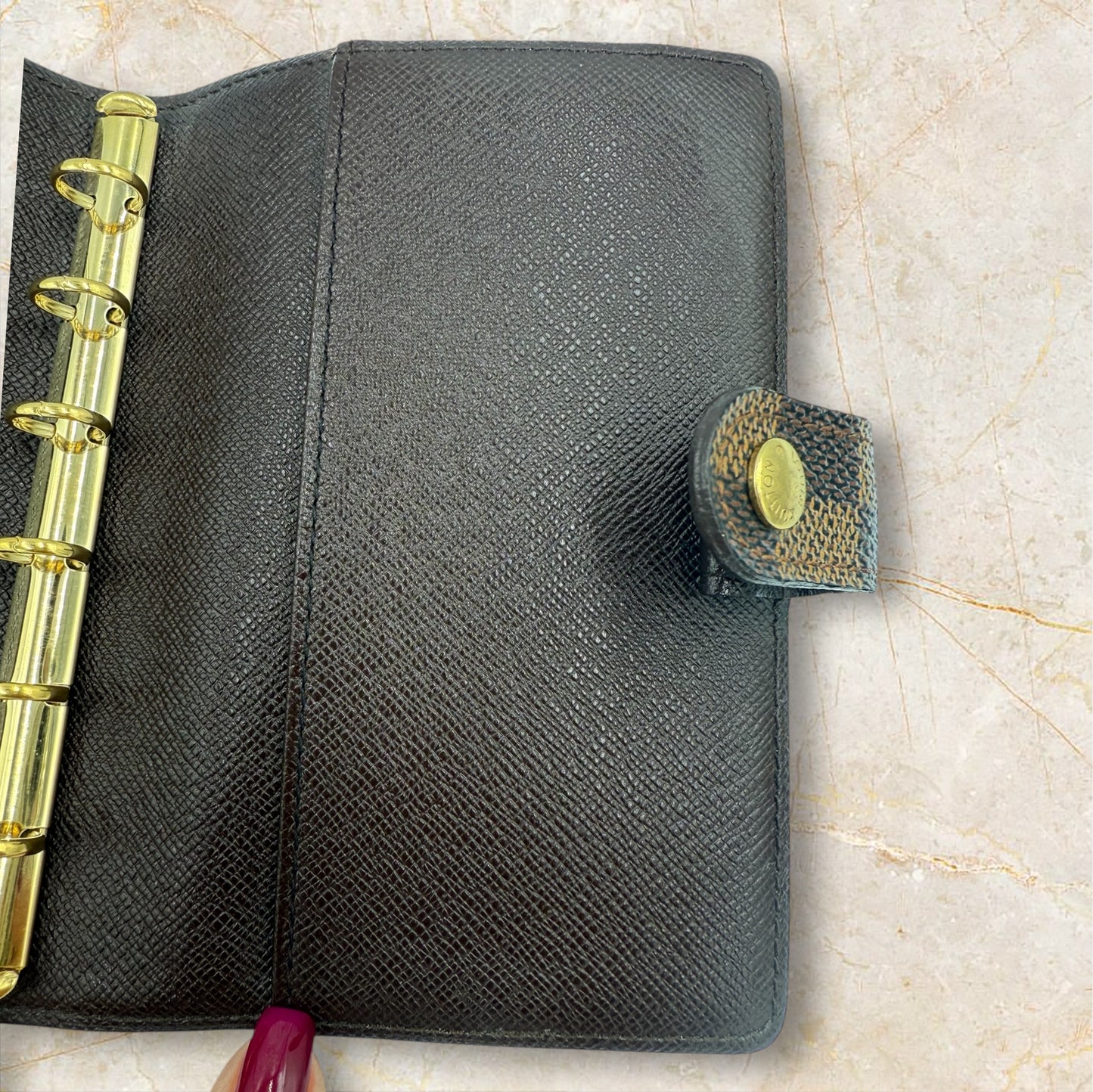 Louis Vuitton Damier Ebene Agenda PM