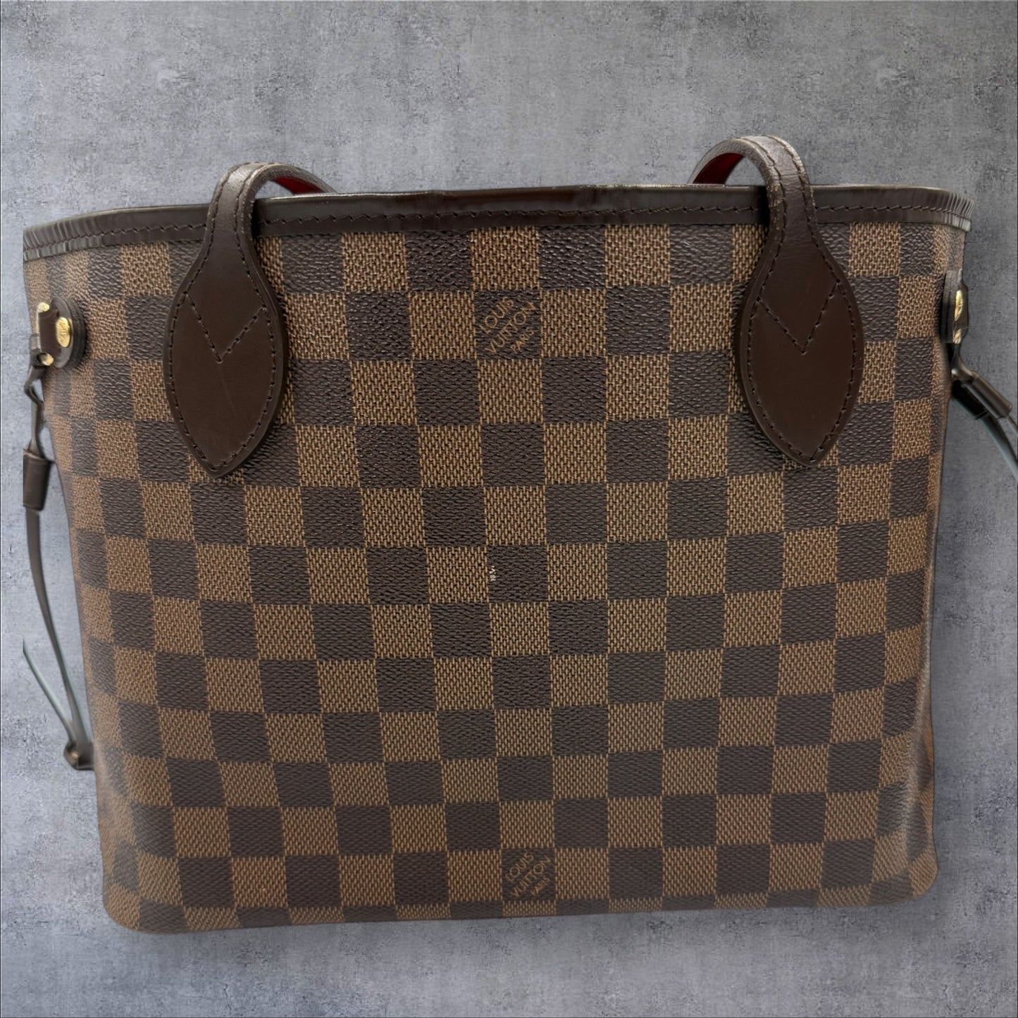 346. Louis Vuitton Damier Ebene Neverfull PM