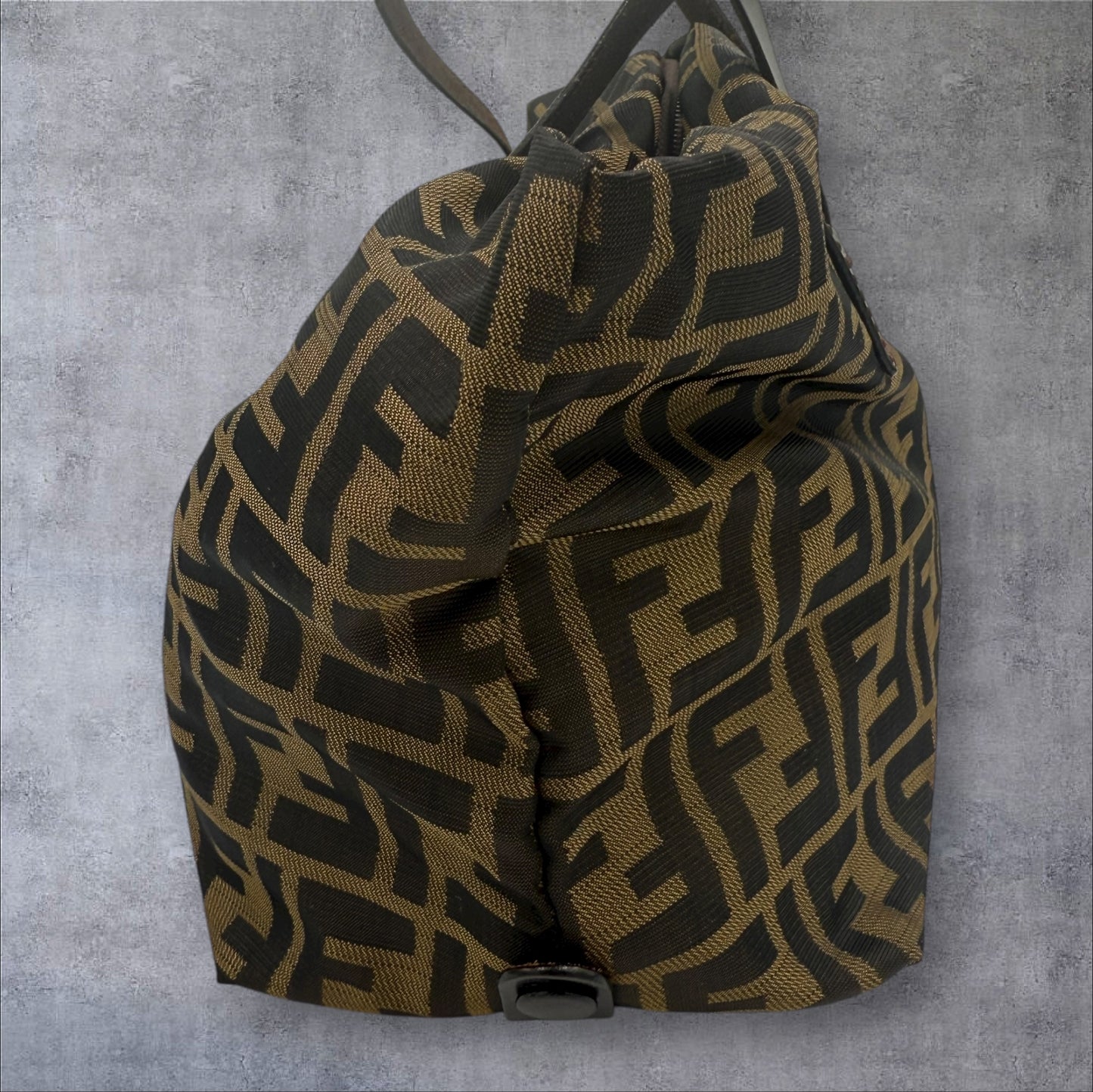 277. Fendi Zucca Authentic Roll Tote Bag