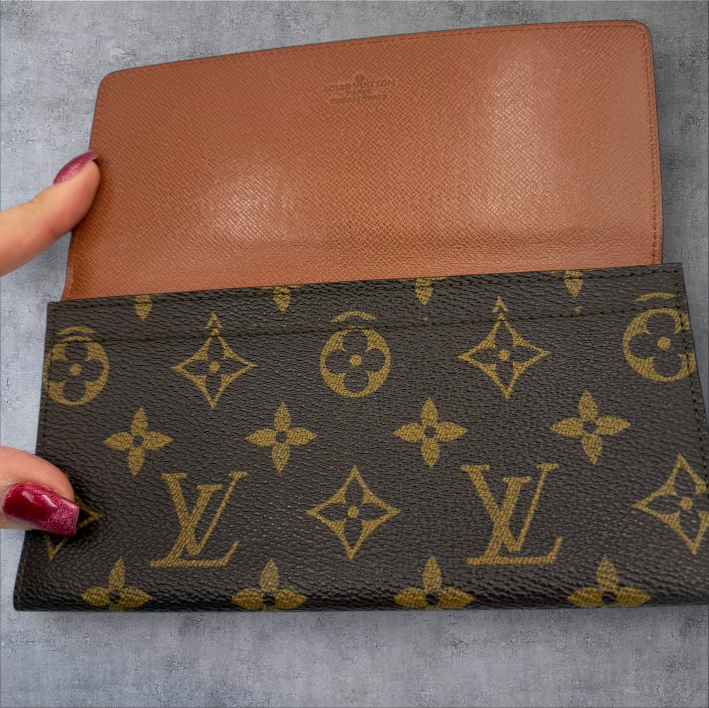 255. Monogram Porte Yen 3 Cartes Credit bifold