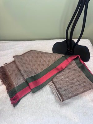 1396. Gucci GG Pattern Thin Scarf