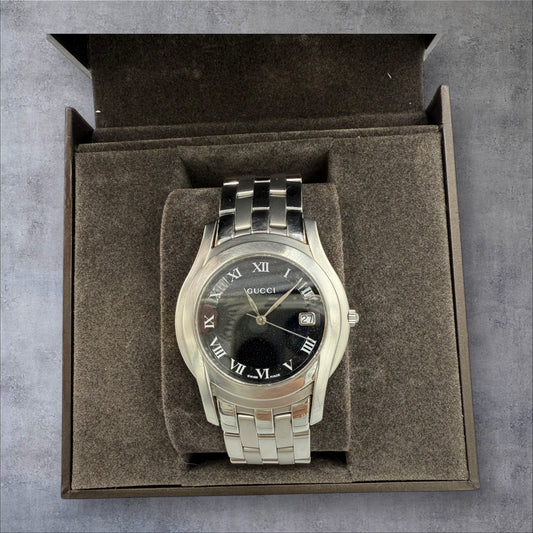GUCCI Watches 5500M Stainless Steel Quartz Analog