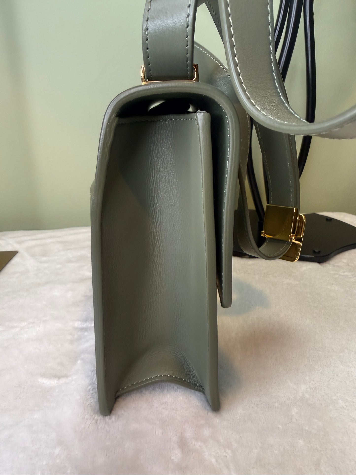 1773. Christian Dior Olive 30 Montaigne Bag